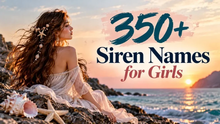 500+ Siren Names for Girls With Meanings (Mythical, Mermaid & Enchantress Names)