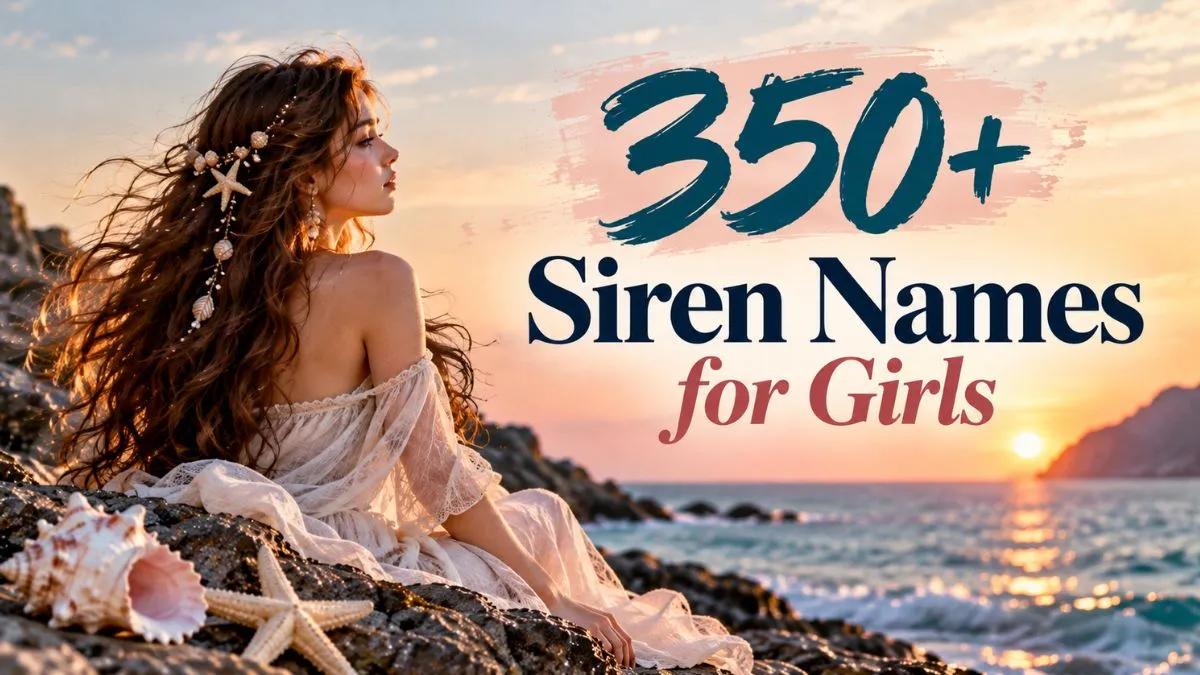 500+ Siren Names for Girls With Meanings (Mythical, Mermaid & Enchantress Names)
