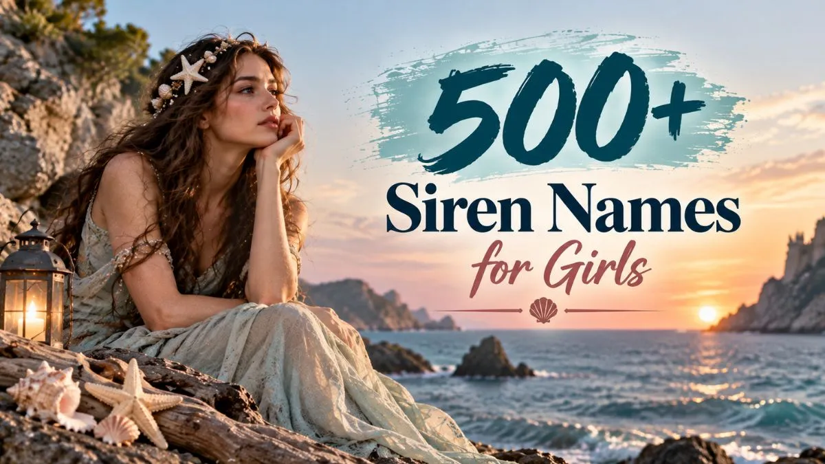 500+ Siren Names for Girls Mythological, Dark & Ocean-Inspired
